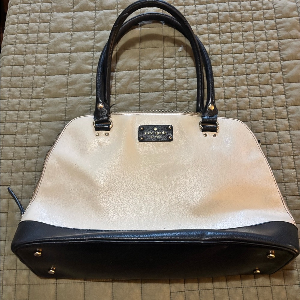 Kate Spade Black and White Shoulder Bag